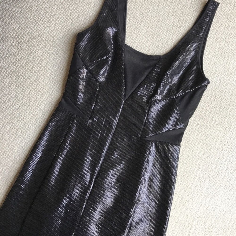 Sequin BCBG little black dress